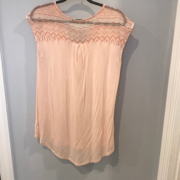 Anthropologie pink flowing tunic - Picture 2 of 3